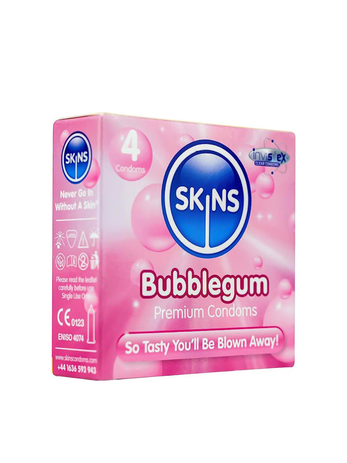 Skins (UK) Condoms Bubblegum - 4 Pack
