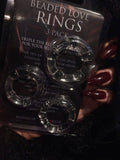 Beaded Love-ring | 3 Pack