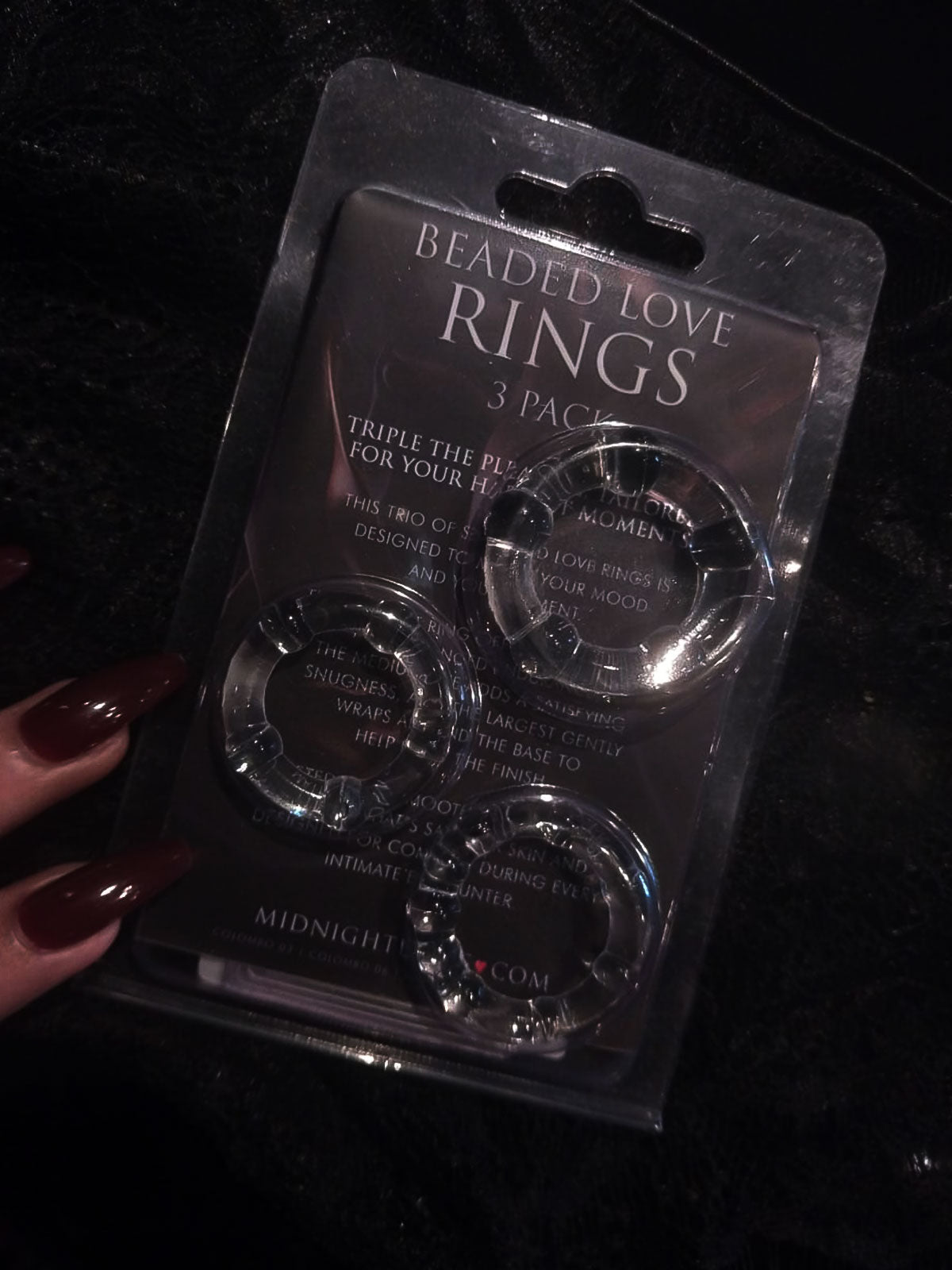 Beaded Love-ring | 3 Pack