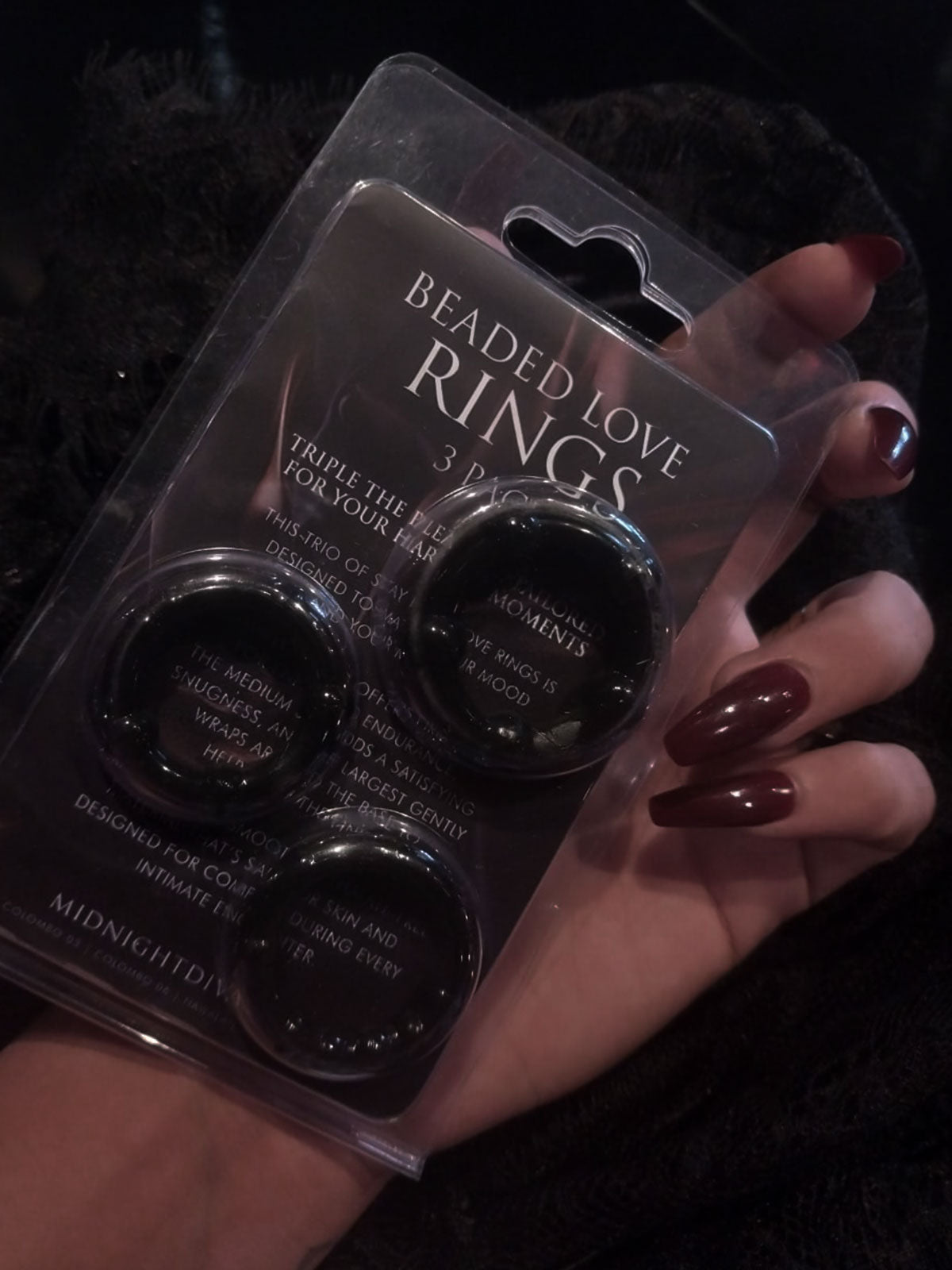 Beaded Love-ring | 3 Pack