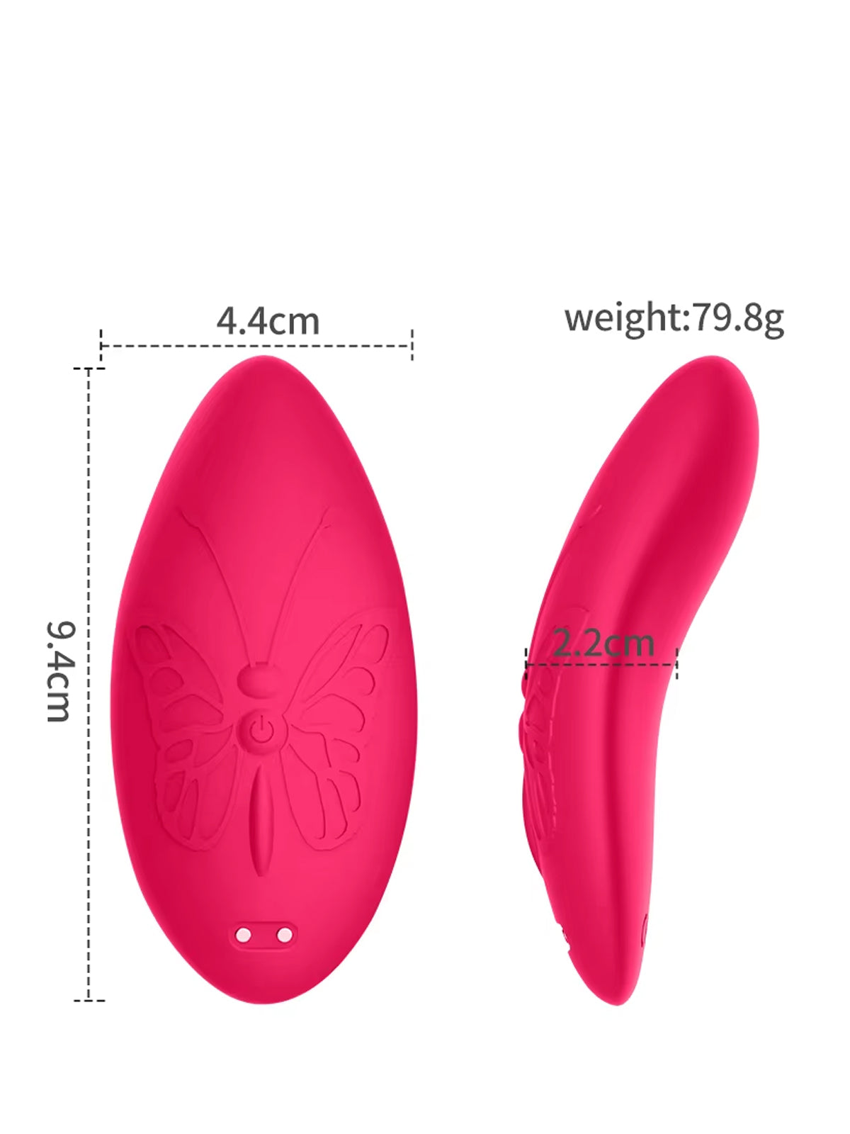 App Controlled - Butterfly Flirt Silicone Vibe
