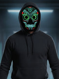 LED Skully Boo Mask