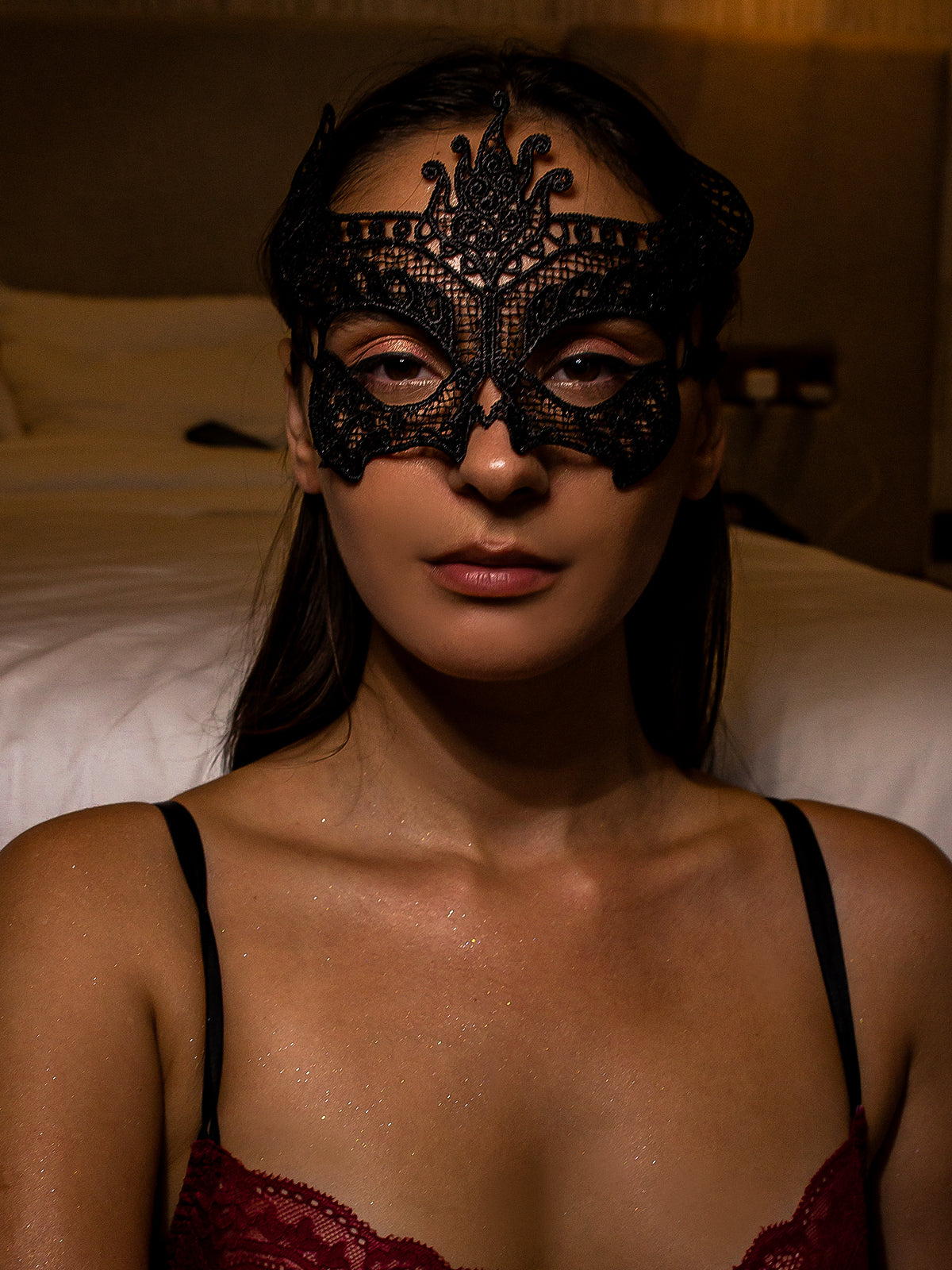 Devil Babe Lace Eye Mask