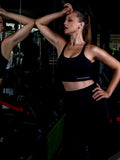 DivaFit Breathable Sports Bra - Black