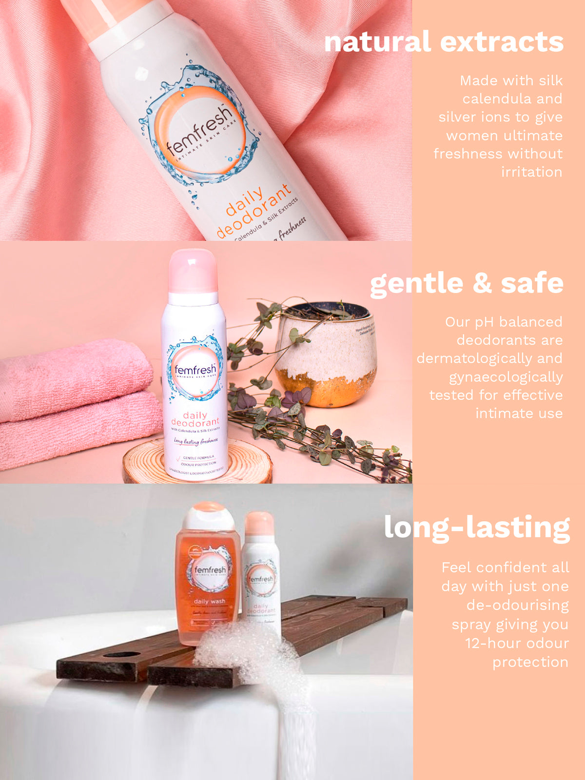 Femfresh Daily deodorant - Calendula 125ml