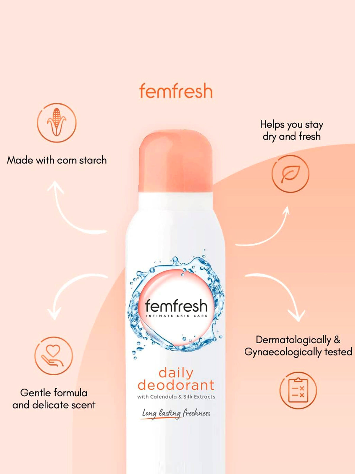 Femfresh Daily deodorant - Calendula 125ml