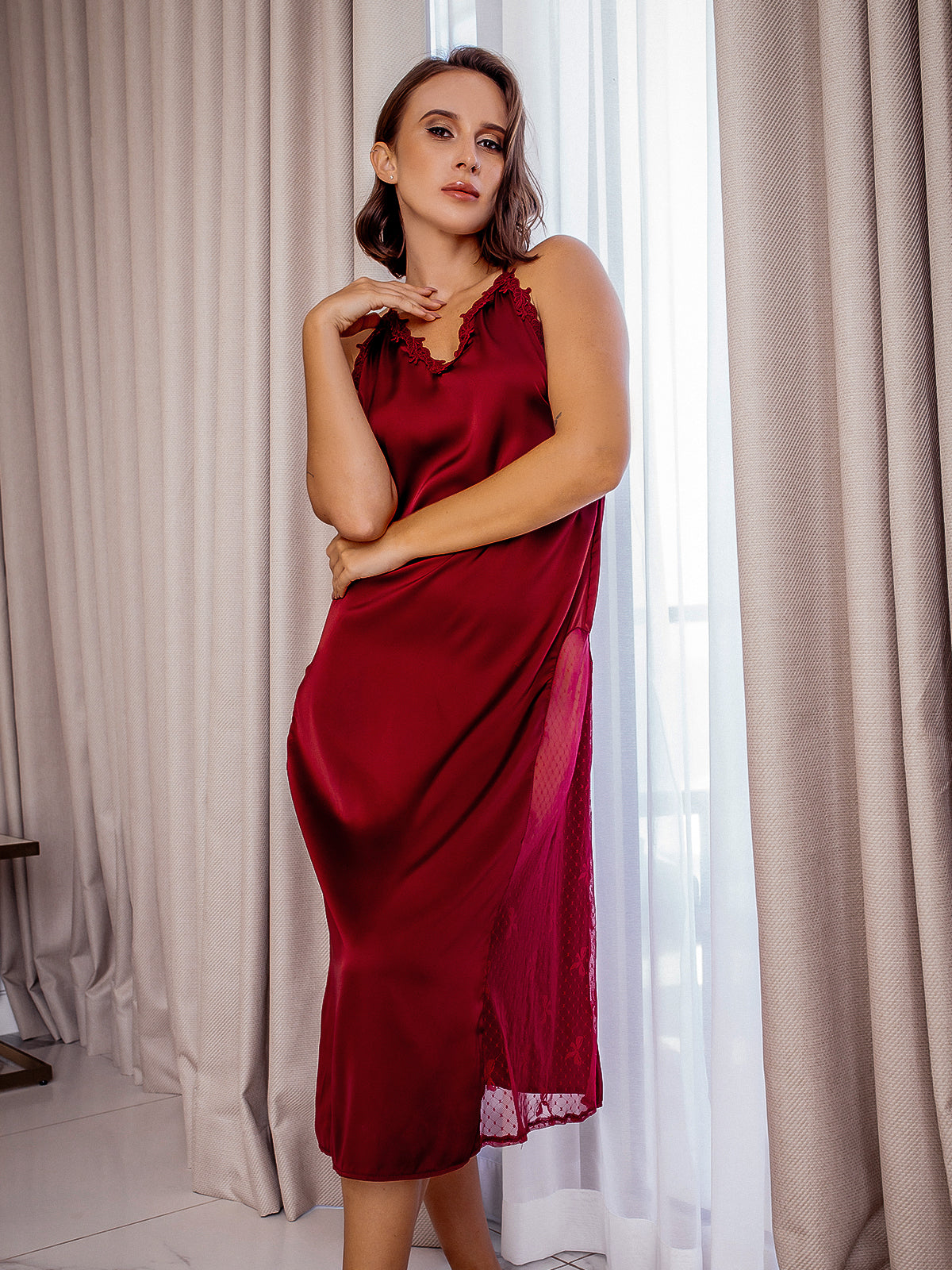 Joanna Angel Maxi Slip - Red