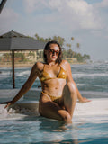 Lia Babe Gold Bikini Set