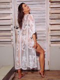 Malia Ivory Embroidered Cover-Up