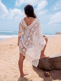 Maya Pearl Beach Kimono - Ivory
