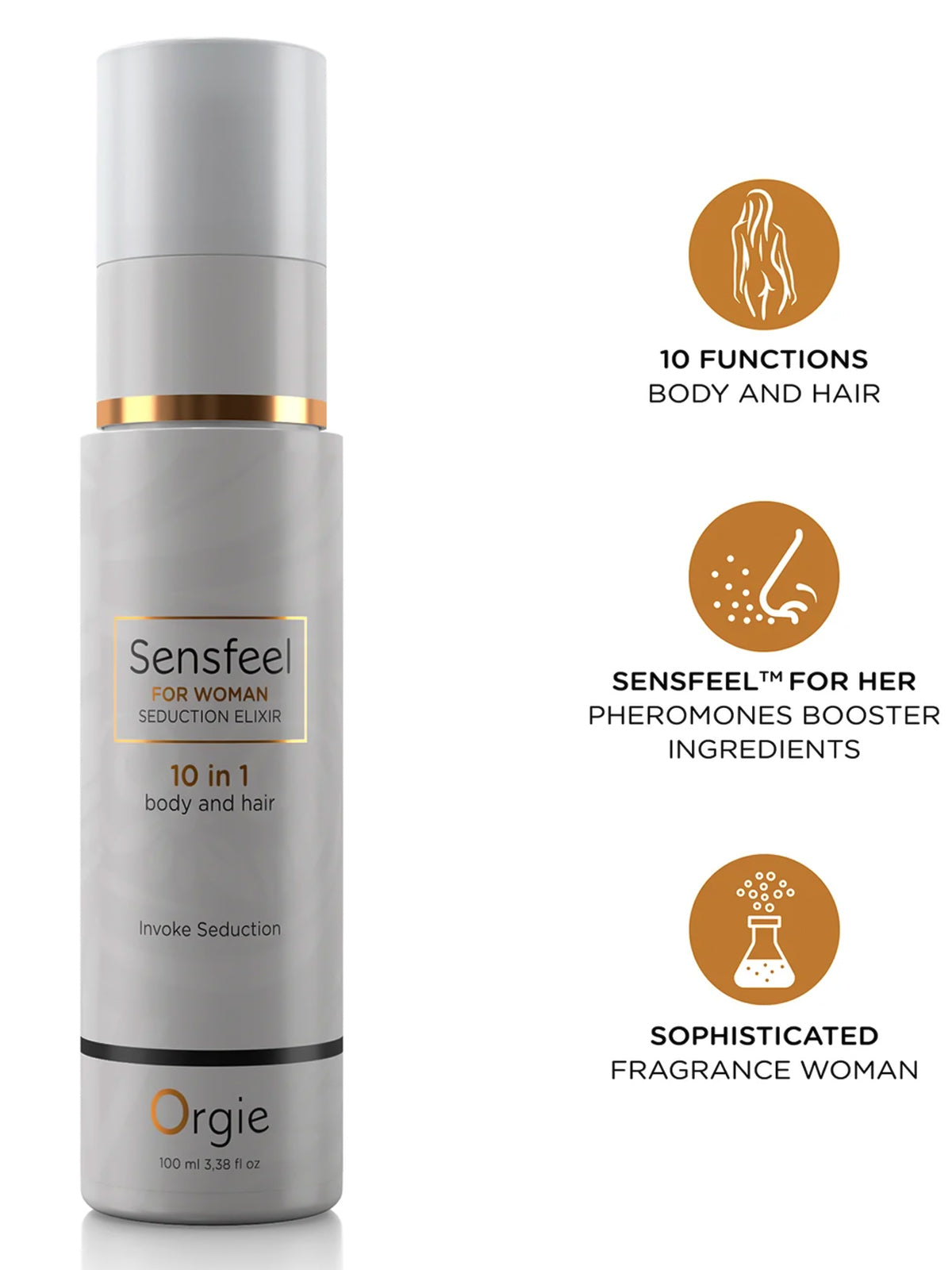 Org*e Sensfeel Seduction Elixir 10 In 1 For Women - Pheromone Booster
