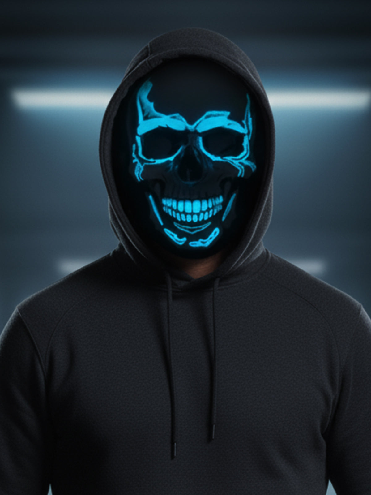 LED Skully Boo Mask