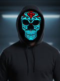 LED Skully Boo Mask