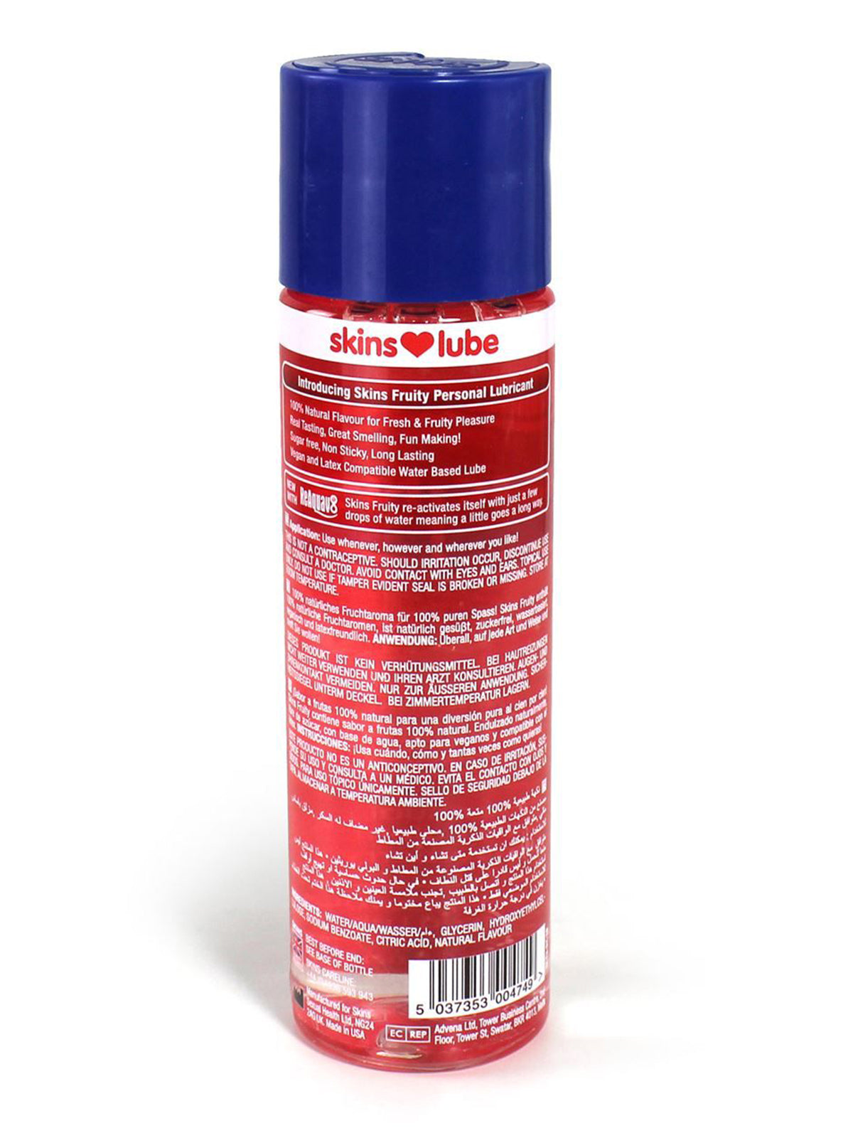 Skins (UK) Strawberry Lube 130ml