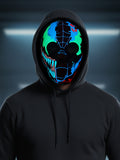 LED Skully Boo Mask