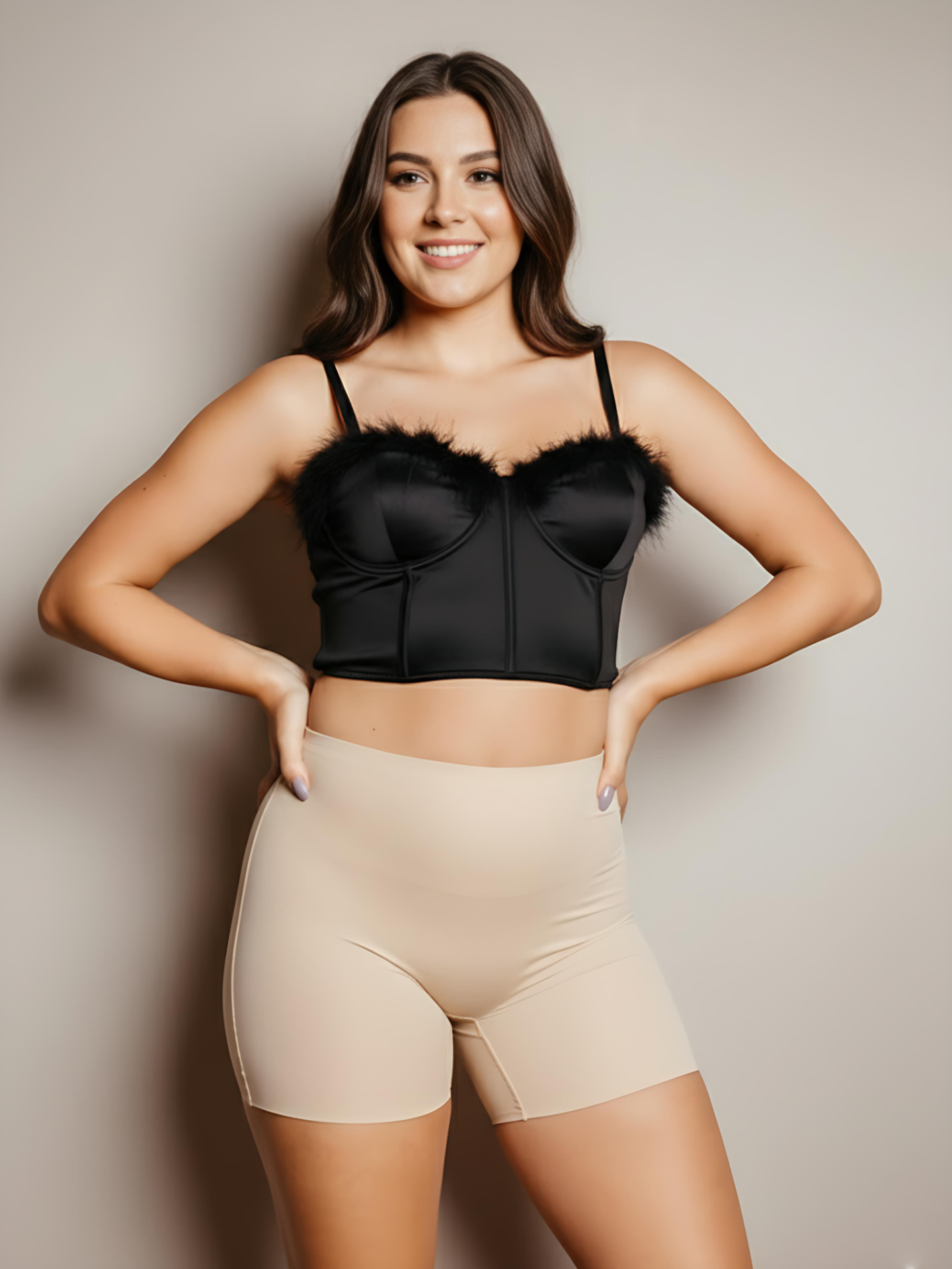 Seamless High-Waisted Safety Shaper Short
