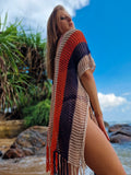 Seashell Splash Crochet Cover-Up