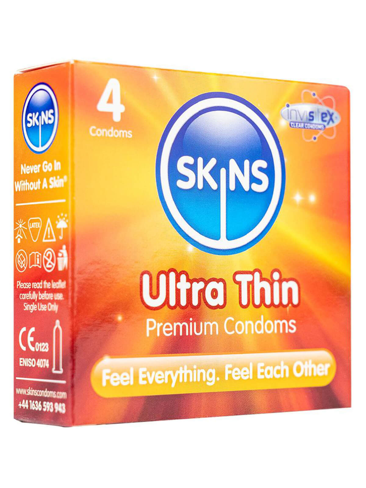 Skins (UK) Condoms Ultra Thin - 4 Pack