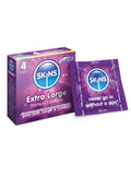 Skins (UK) Condoms Extra Large - 4 pack