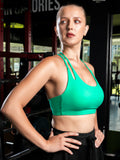Super Sculpt T-Back Sports Bra - Green