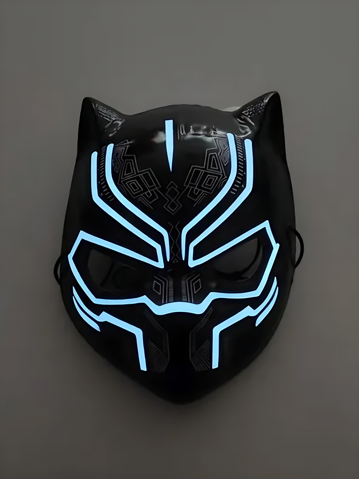 Black Panther LED Mask