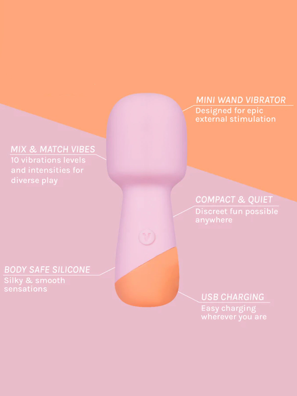Vush - Peachy Mini Wand