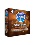 Skins (UK) Condoms Chocolate - 4 Pack