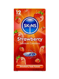 Skins (UK) Strawberry Condoms - 12 Pack.
