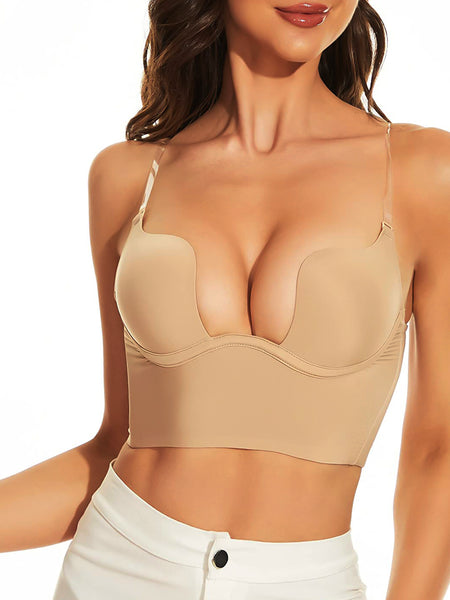 Midnightdivas - Bombshell Bra <3 This fantastic Deep U low cut bra is a  must have item in every girls lingerie closet. Elegant and Sexy, this  multifunctional bra can be worn in