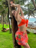 Paradise Floral Bikini & Skirt