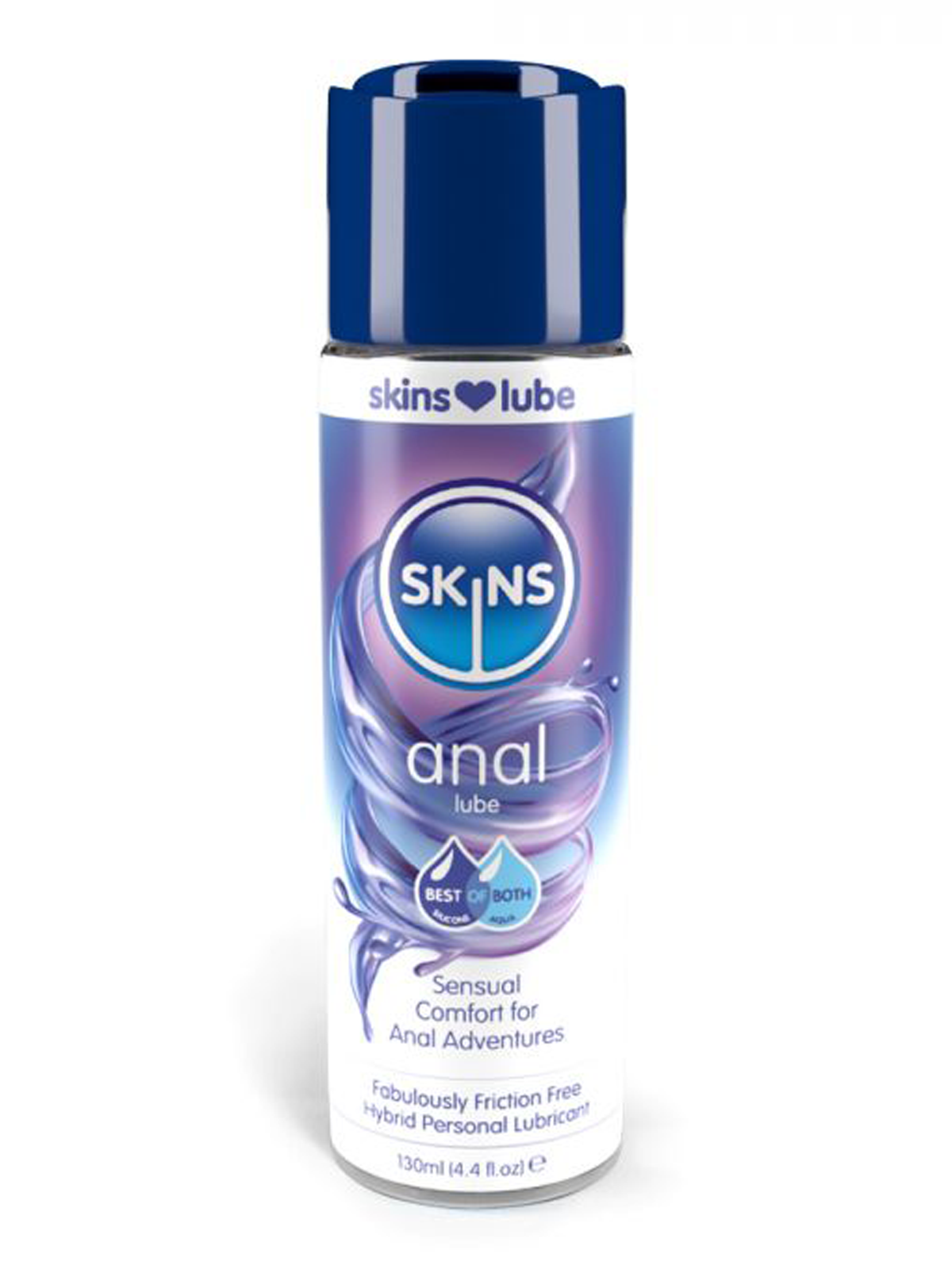 Skins (UK) Anal Hybrid Silicone and Water Based Lubricant 130ml