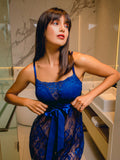 Aria Lace Babydoll - Blue
