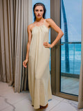Backless Babe Dress - Beige