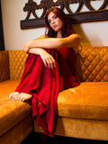 Backless Babe Dress - Maroon