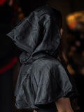 Black Sin Cowl Cloak