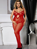 Brandi Red Hot Full Bodystocking