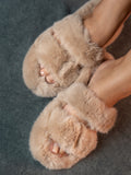 Cozy Soft Fluffy Slides