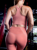 DivaFit Breathable Sports Bra - Peach