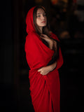 Drac Babe Flip Cape - Black N Red
