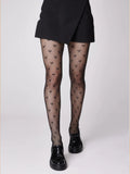 Fishnet Hearts Pantyhose