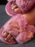 Flirty Bow Fluffy Slider