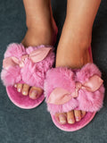 Flirty Bow Fluffy Slider