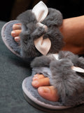 Flirty Bow Fluffy Slider