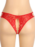 Flirty Mesh Crotchless Panty