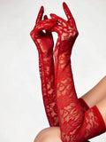 Floral Lace Gloves