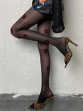 Hot Lips Red Pantyhose