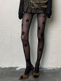 Hot Lips Black Pantyhose