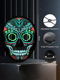 LED Skully Boo Mask