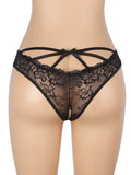 Lacey Open-crotch Panty