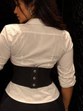 Leather Kiss Corset Belt